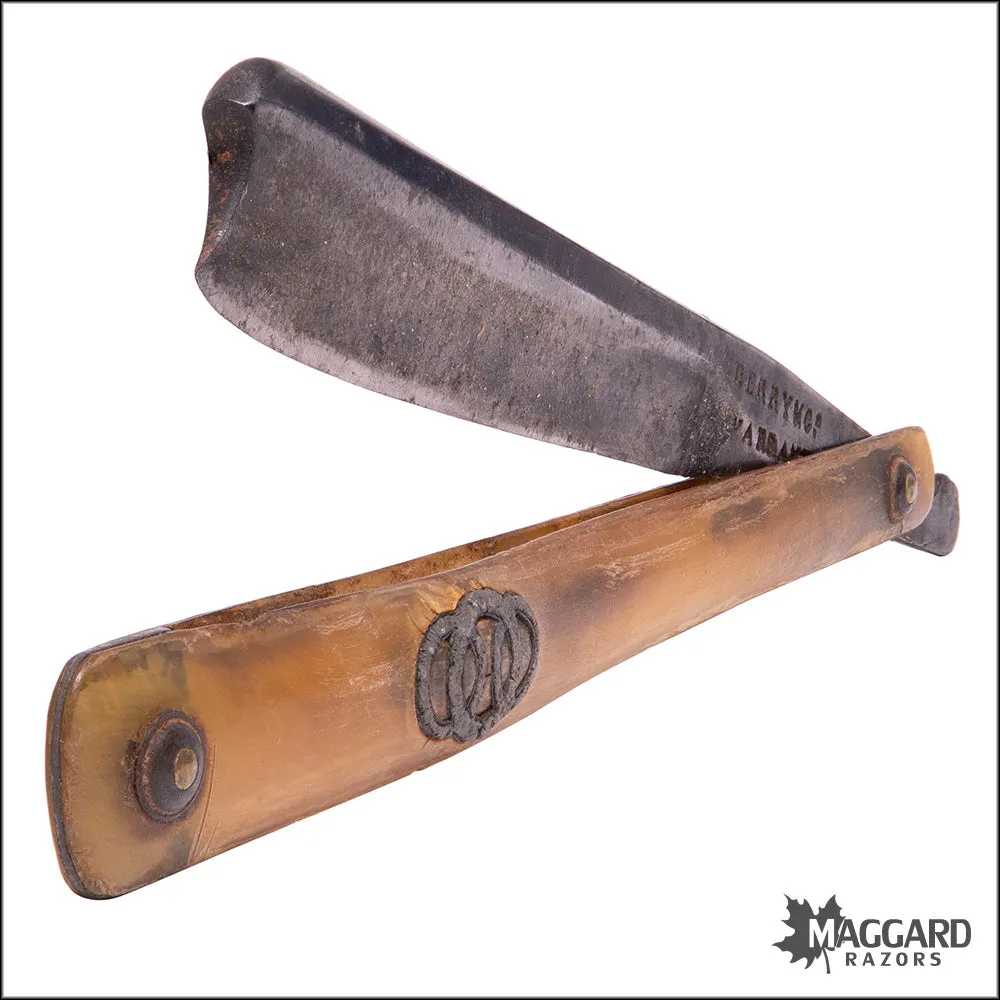 #1093 Vintage Straight Razor - BERRY ca. 1795, 6/8 