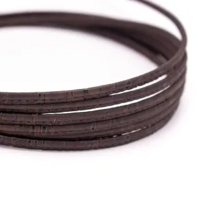 4x2mm flat Brown cork cord COR-552（10meters）