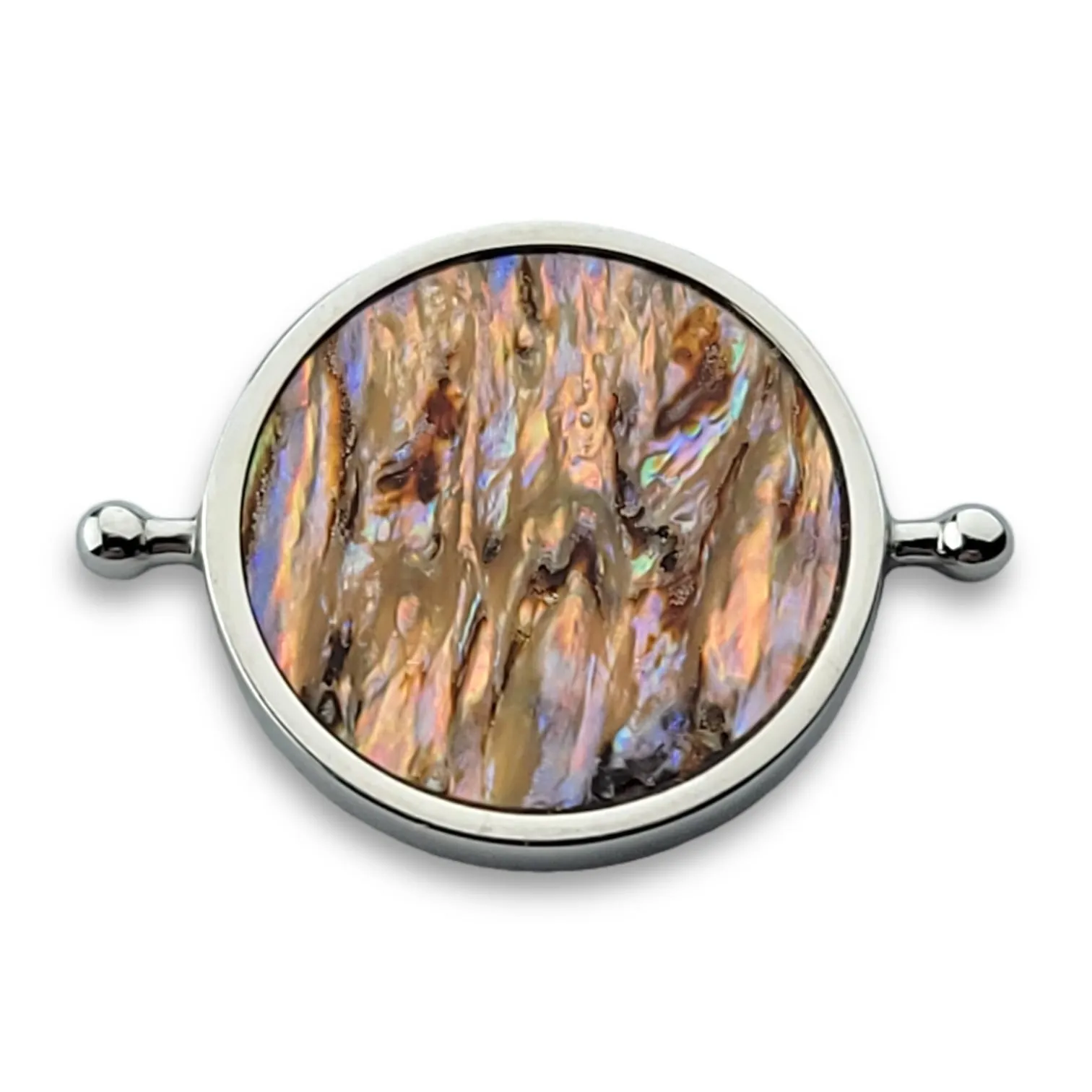 Abalone Shell Round Crystal Element