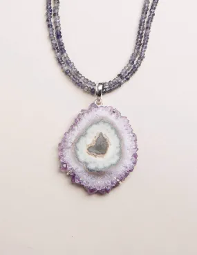 Amethyst Stalactite Necklace - One Of A Kind