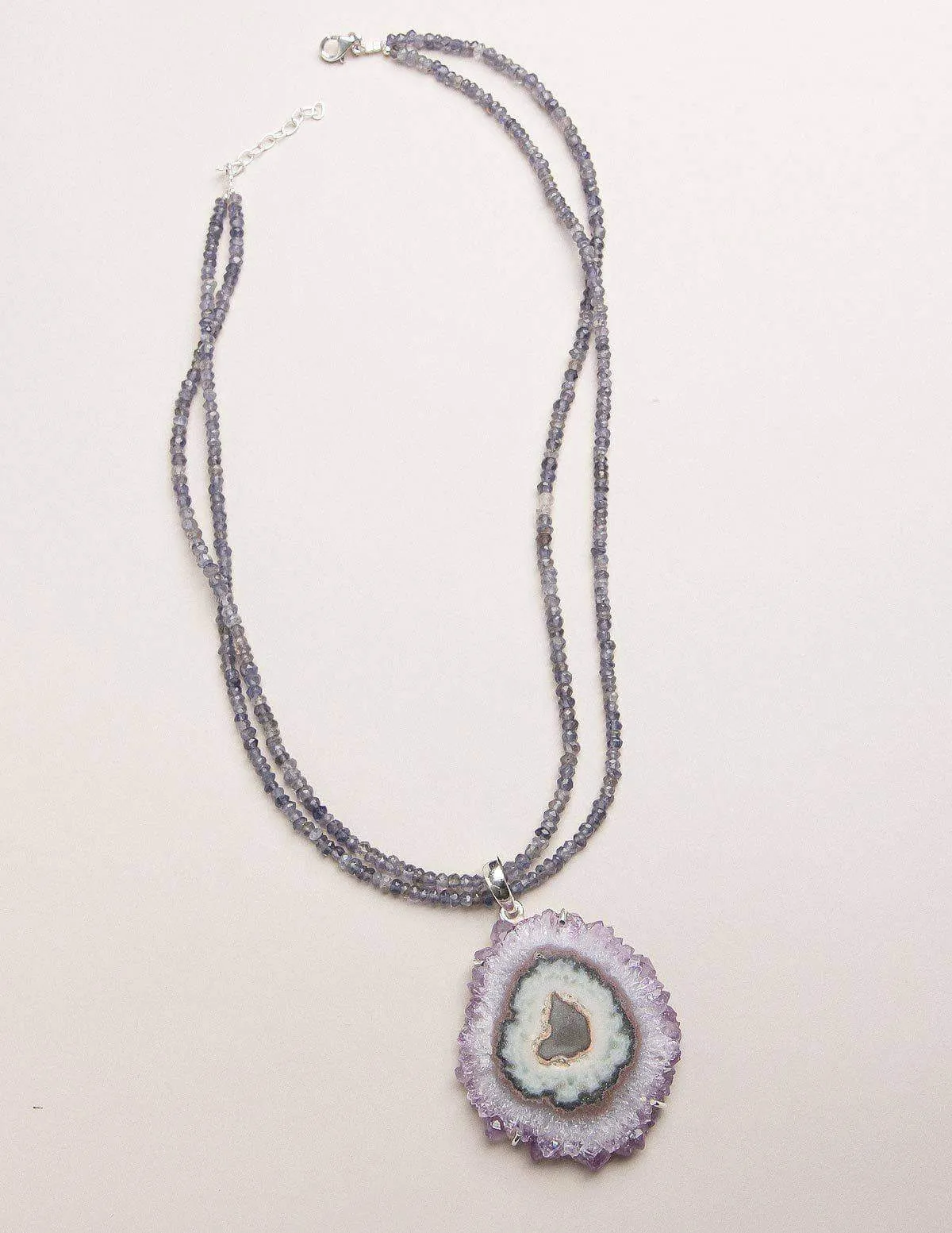 Amethyst Stalactite Necklace - One Of A Kind