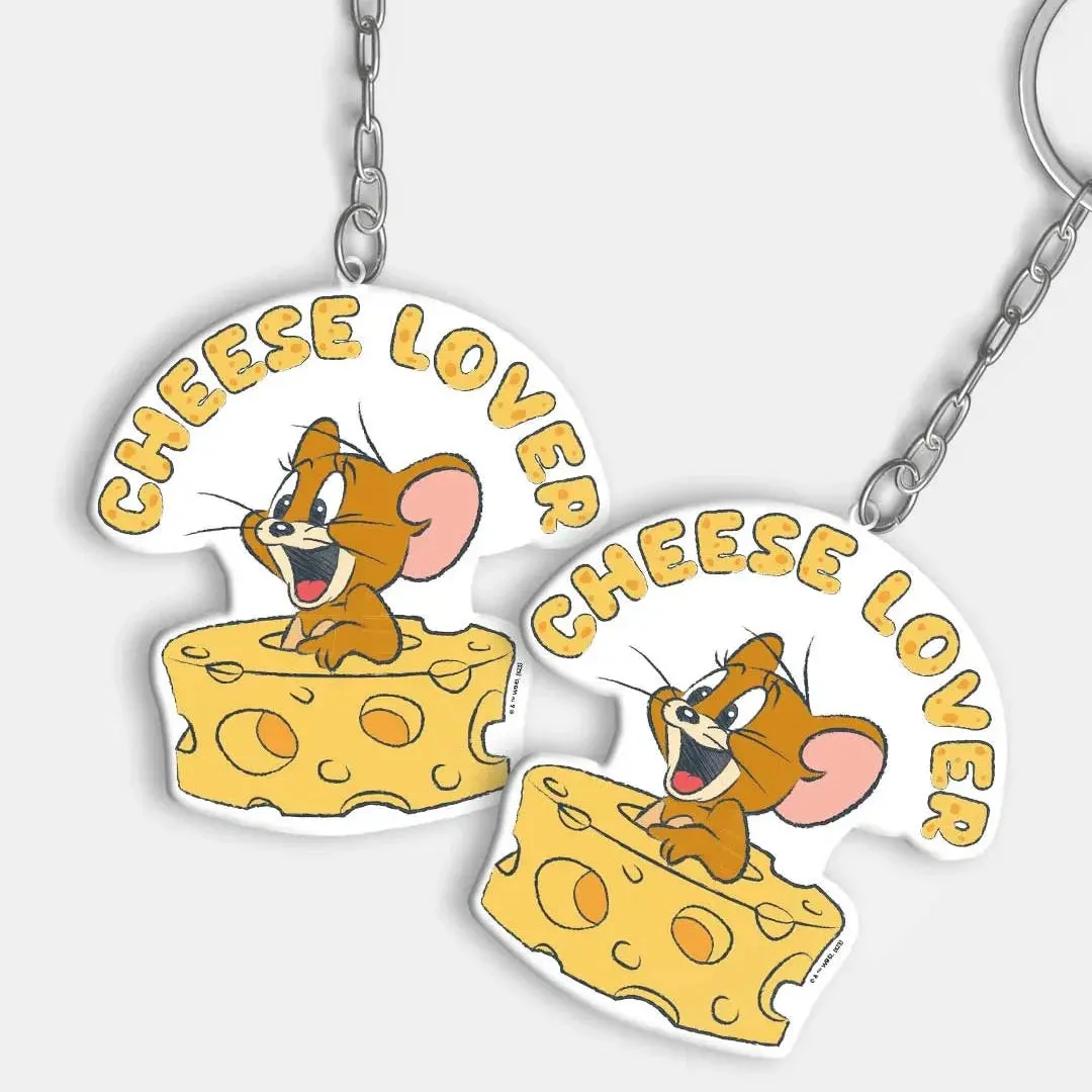 Cheese Lover Jerry Acrylic Keychain