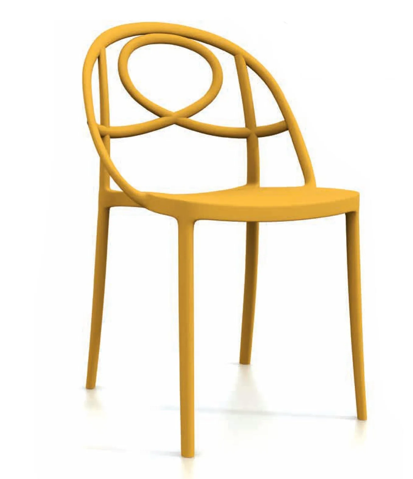 Etoile Stackable Side Chair by Green