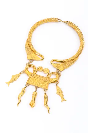 Etruscan Revival Amulet Necklace