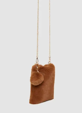 Faux Fur Crossbody Bag