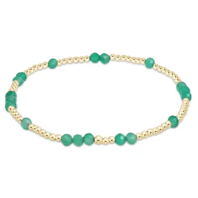 Hope Unwritten Gemstone Bracelet - Green Onyx