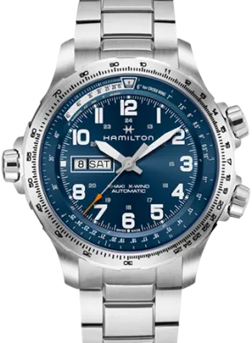 Khaki X-Wind Day Date Automatic Blue - Bracelet Ref. H77765141