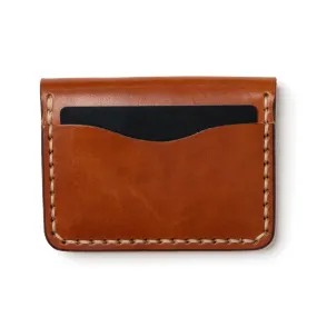 Leather 5 Card Wallet - Whiskey