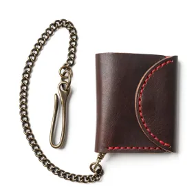 Leather Biker Wallet - Heritage Brown