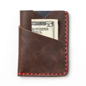 Leather Front Pocket Wallet - Heritage Brown