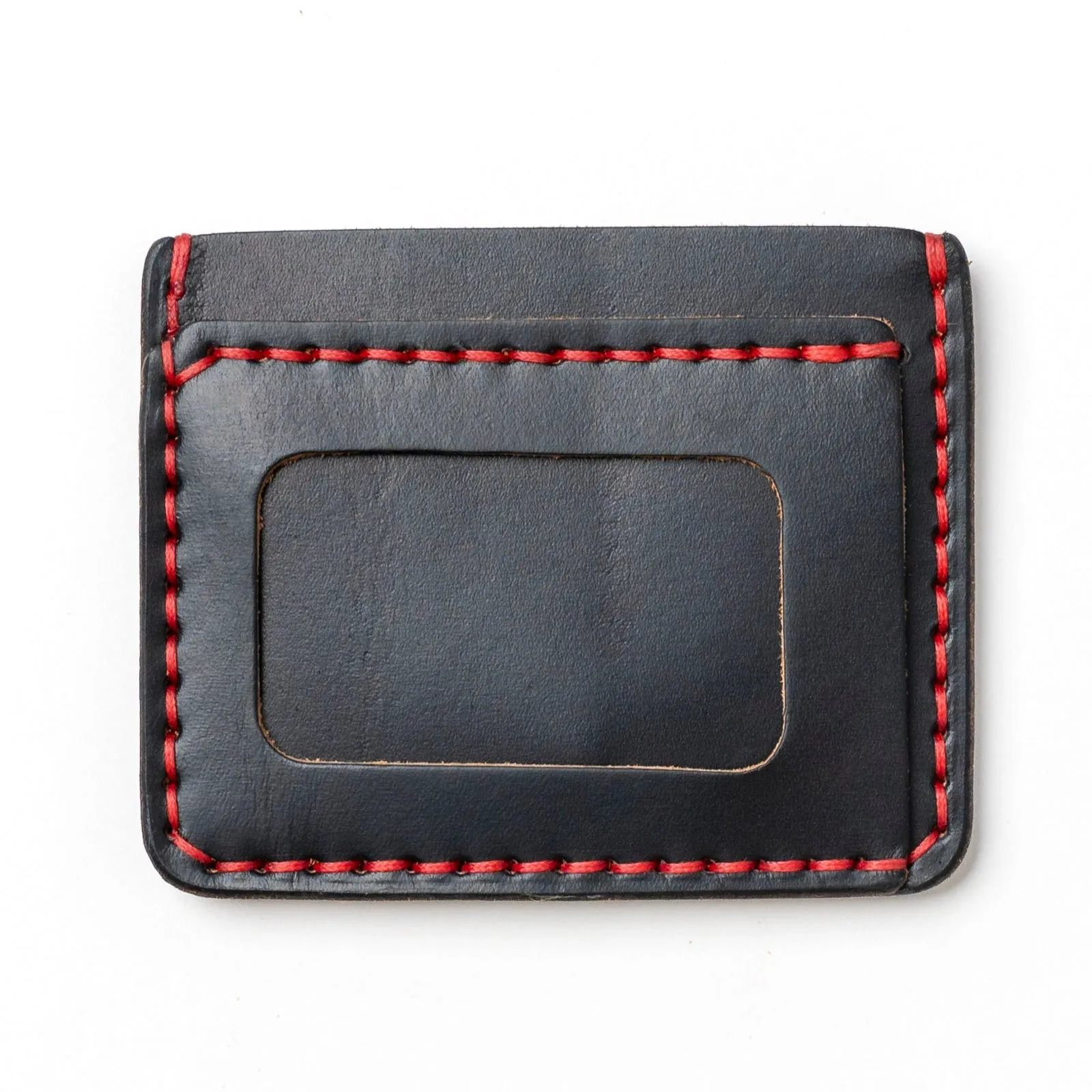 Leather ID Wallet - Black