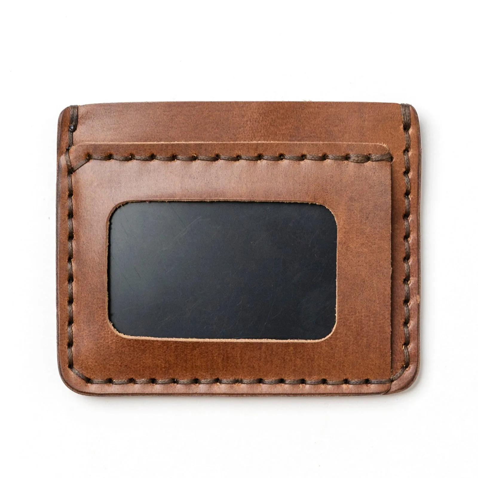 Leather ID Wallet - Natural