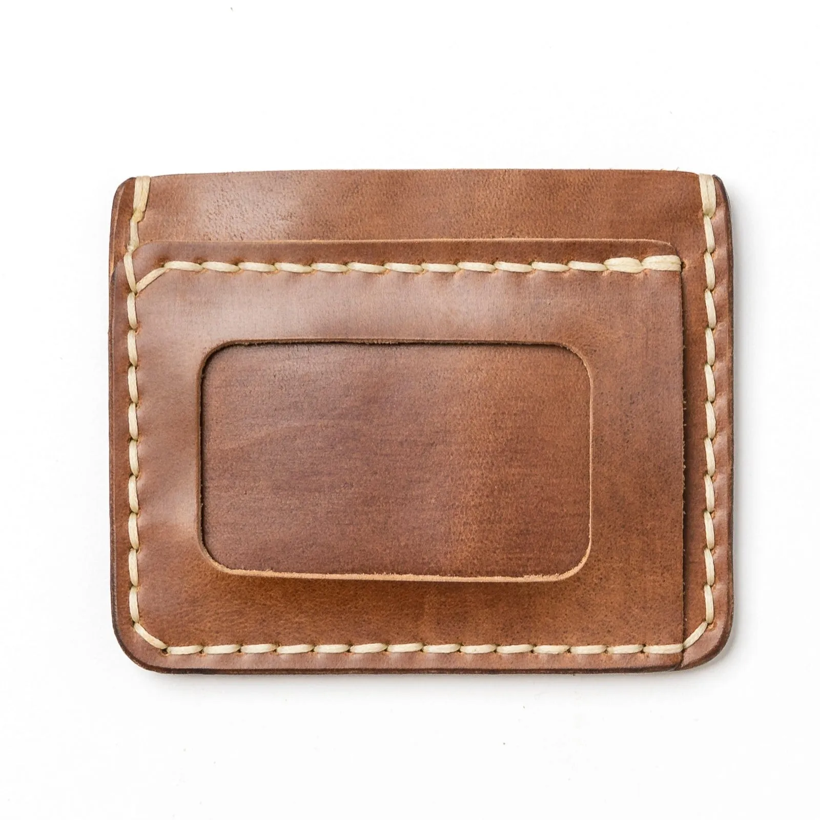 Leather ID Wallet - Natural