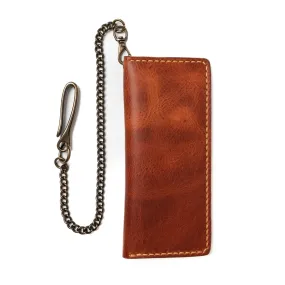 Leather Long Wallet - English Tan