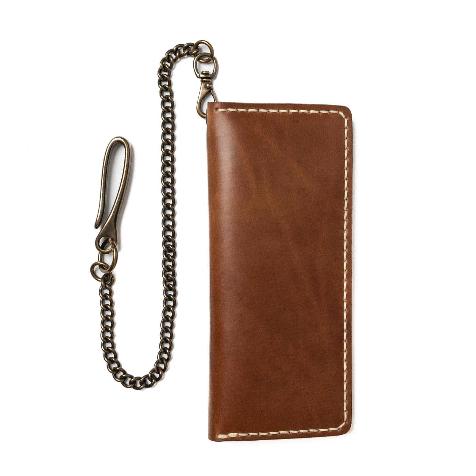 Leather Long Wallet - Natural