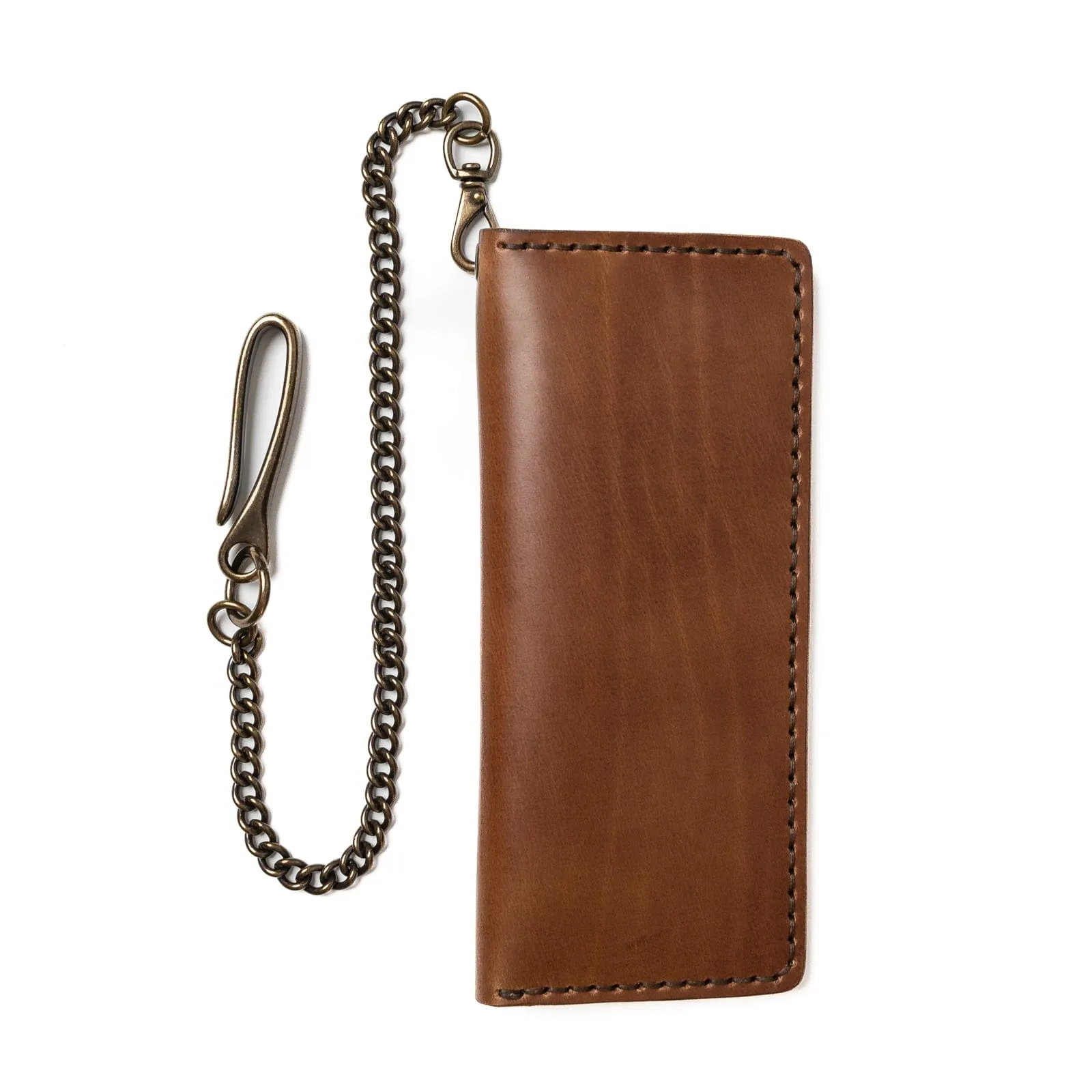 Leather Long Wallet - Natural