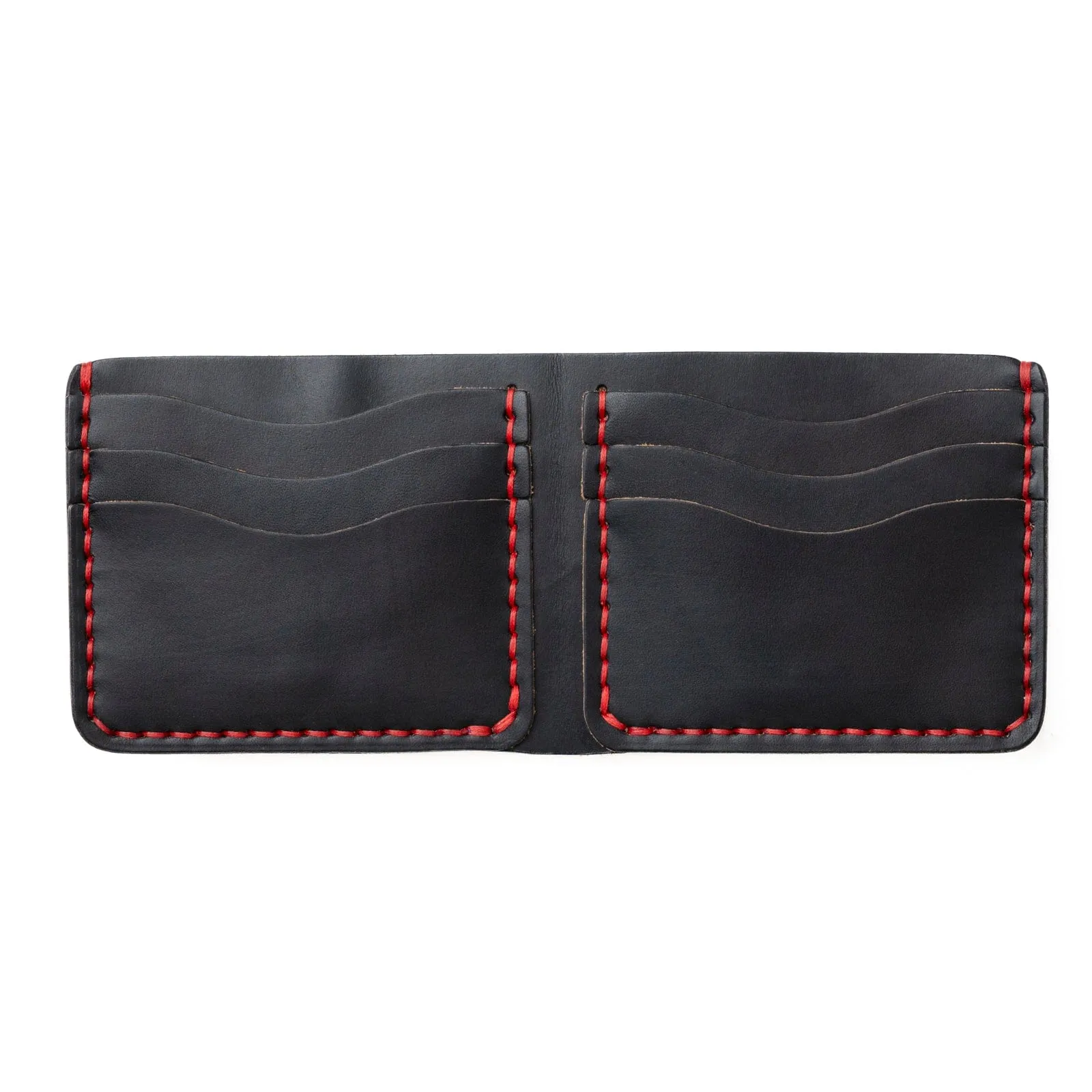 Leather Traditional Wallet - Black