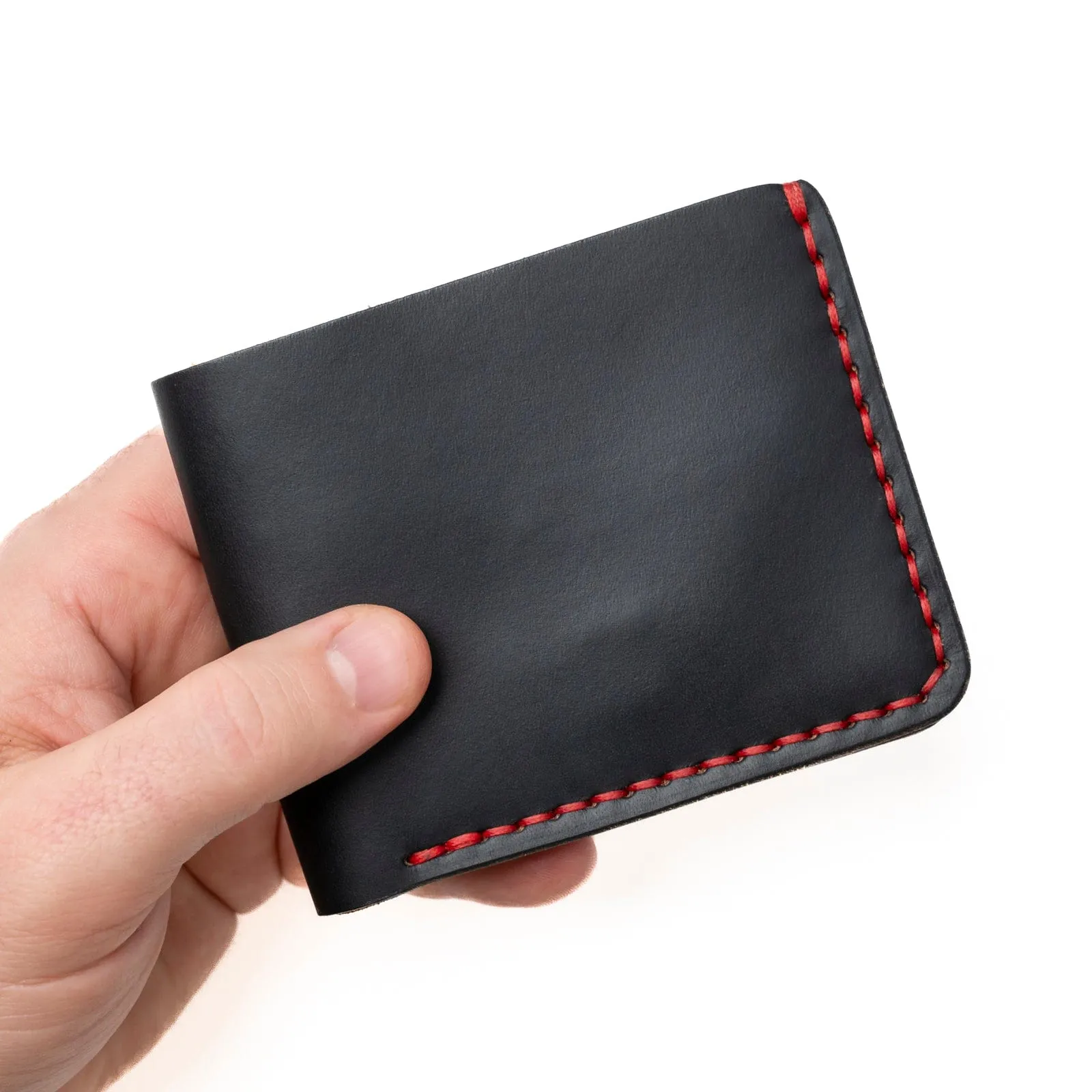 Leather Traditional Wallet - Black