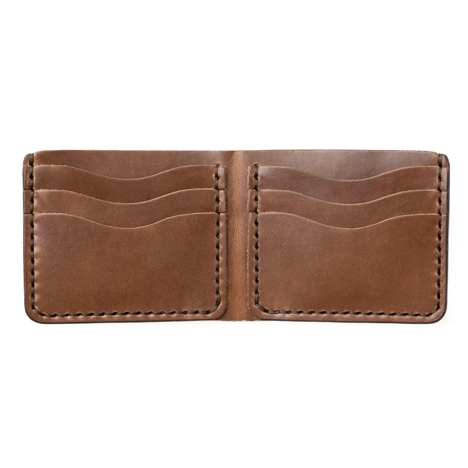 Leather Traditional Wallet - Natural