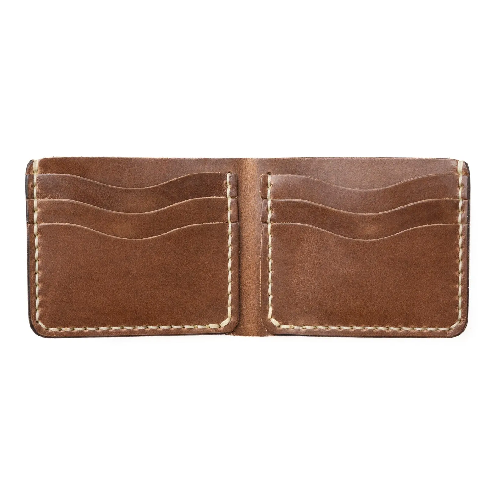 Leather Traditional Wallet - Natural