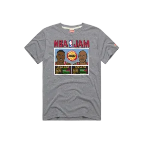 Men's Houston Rockets Homage HWC Olajuwon/Drexler NBA Jam T-Shirt