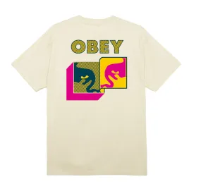 Obey maglietta manica corta da uomo Post Modern 165263778 bianco