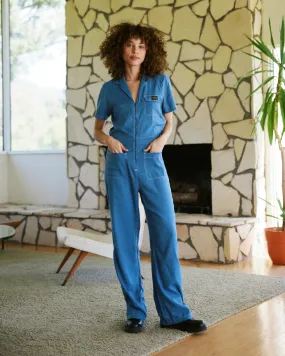 Spring Shift Workwear Jumpsuit - Federal Blue