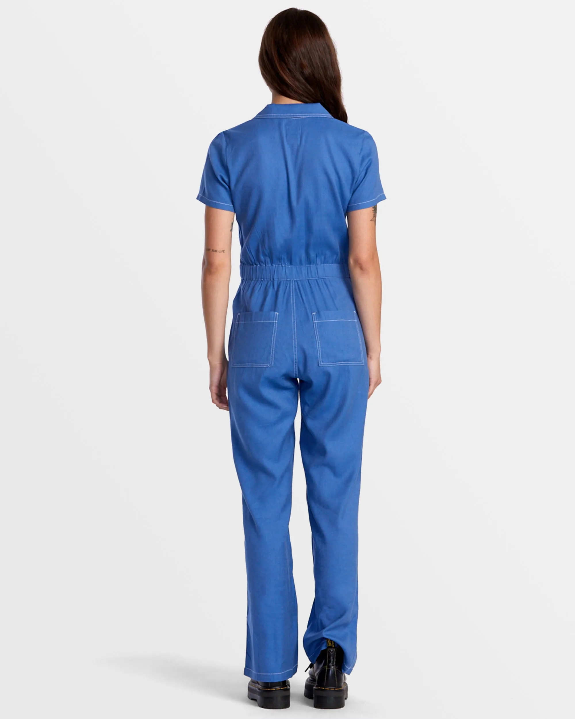 Spring Shift Workwear Jumpsuit - Federal Blue