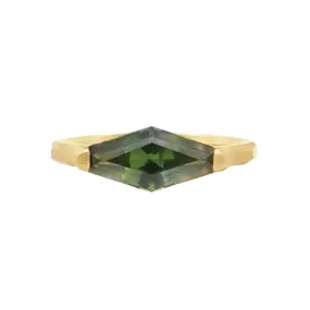 Streched Hexagonal Sapphire Ring - Krista McRae