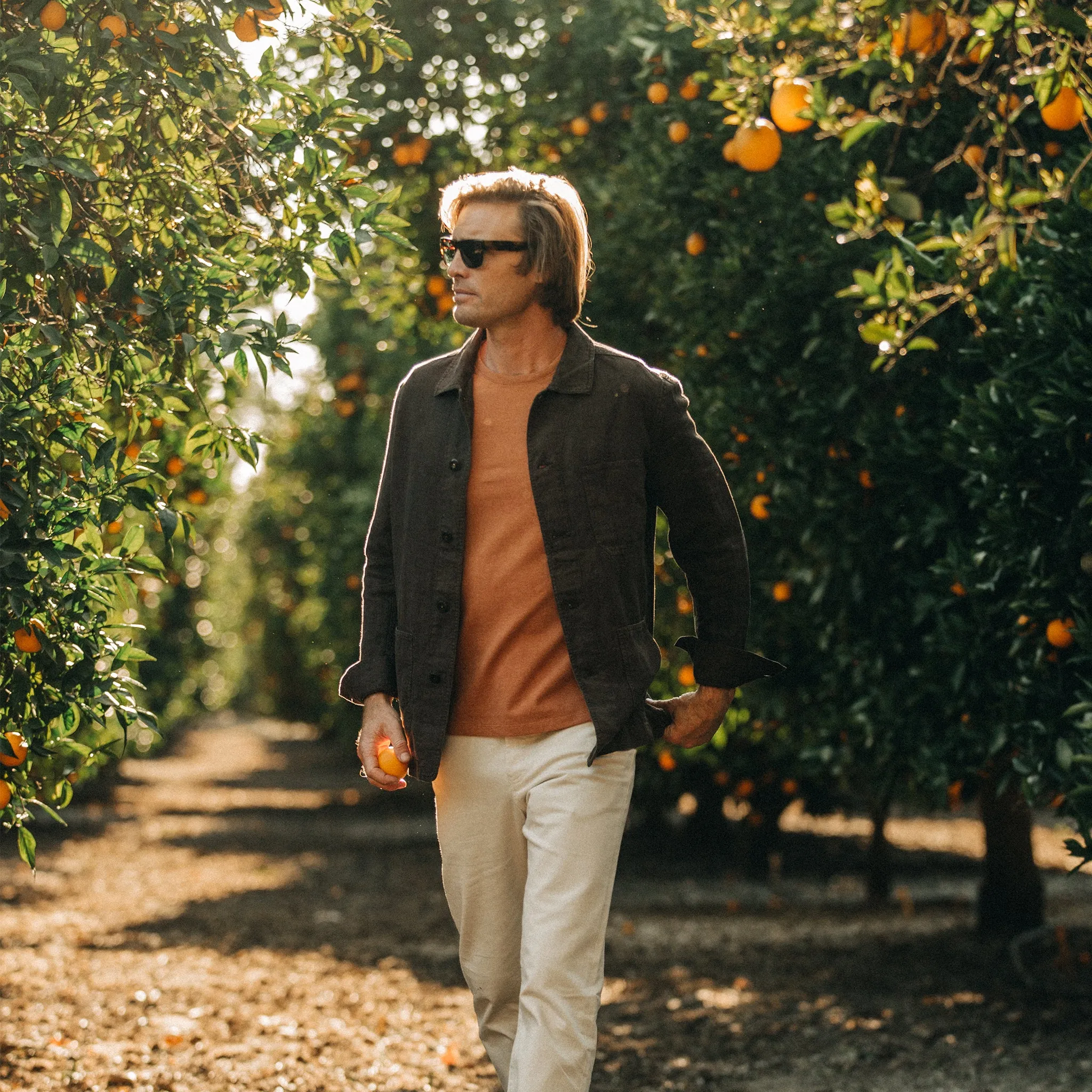 The Ojai Jacket in Espresso Hemp