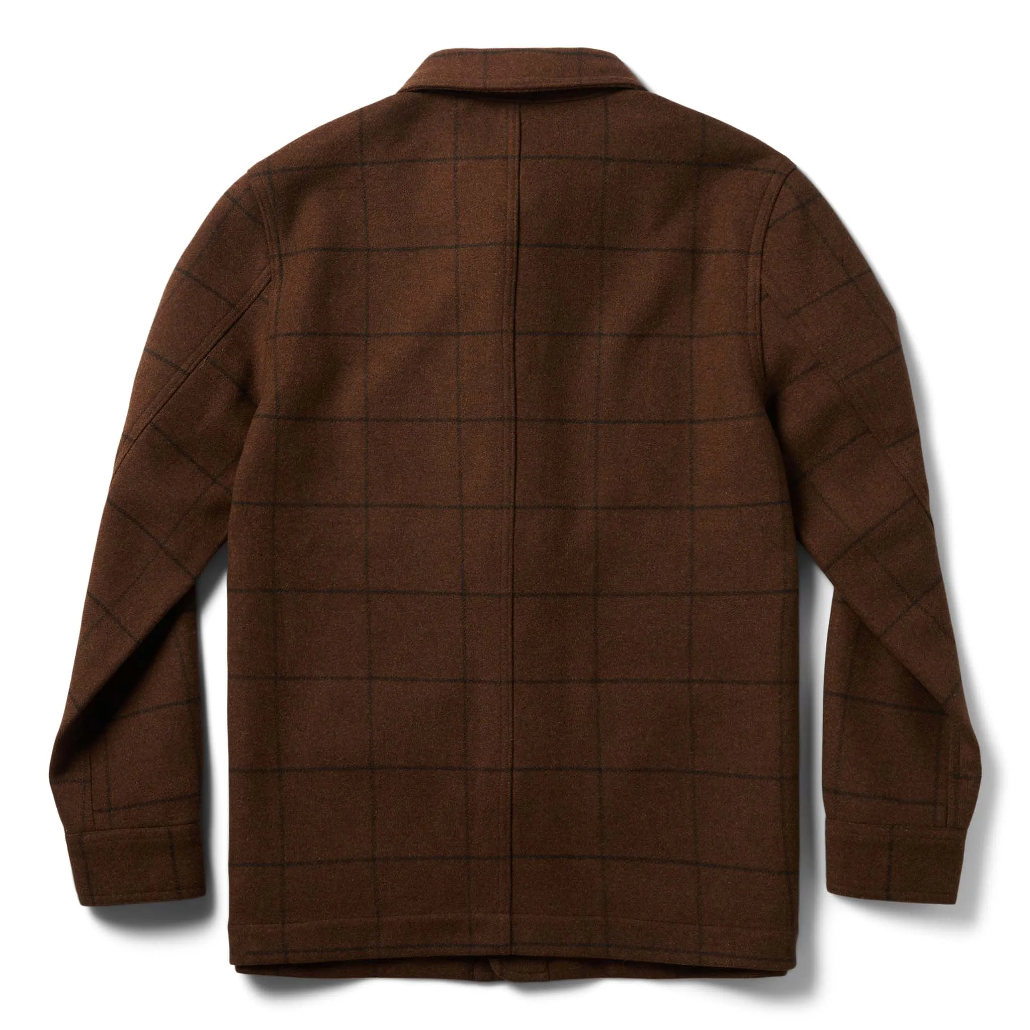 The Ojai Jacket in Ginger Check Wool