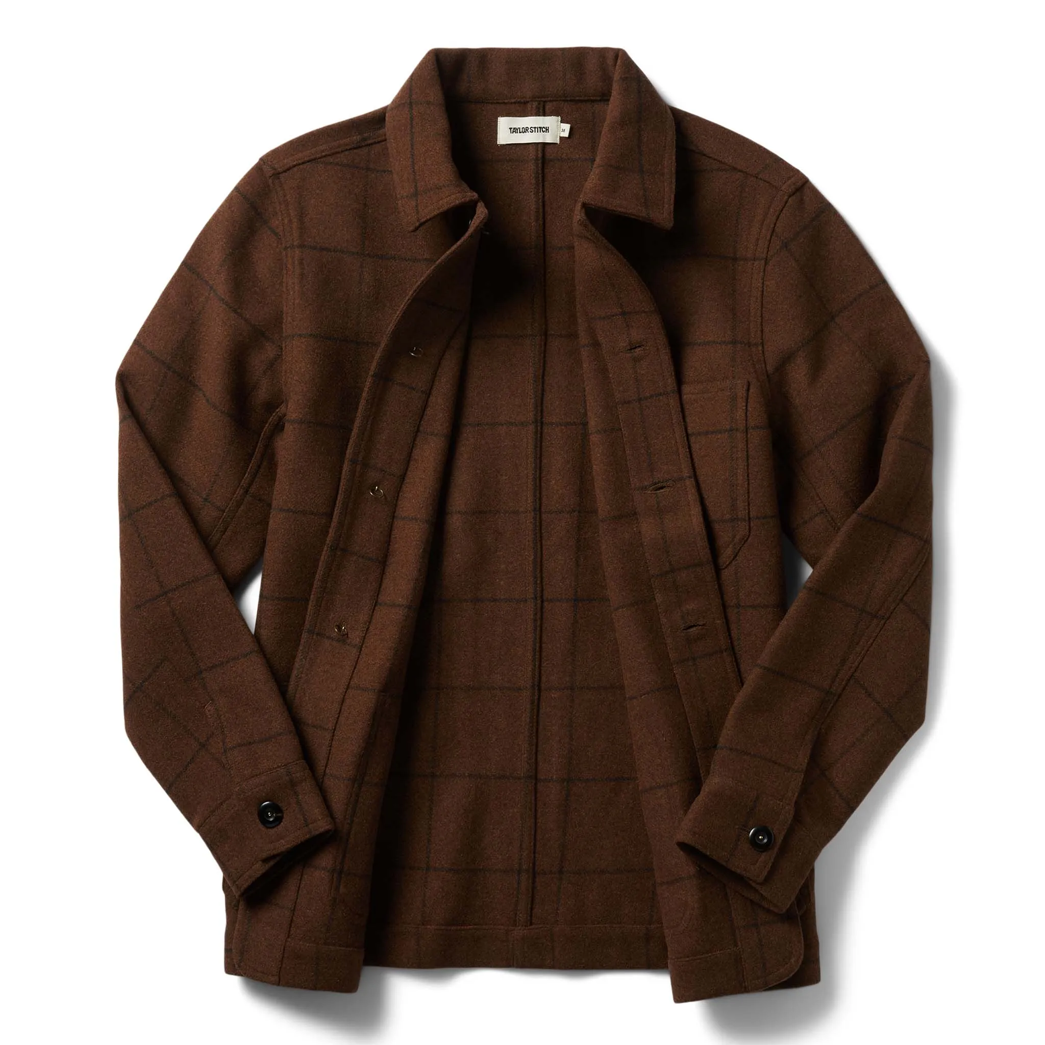 The Ojai Jacket in Ginger Check Wool